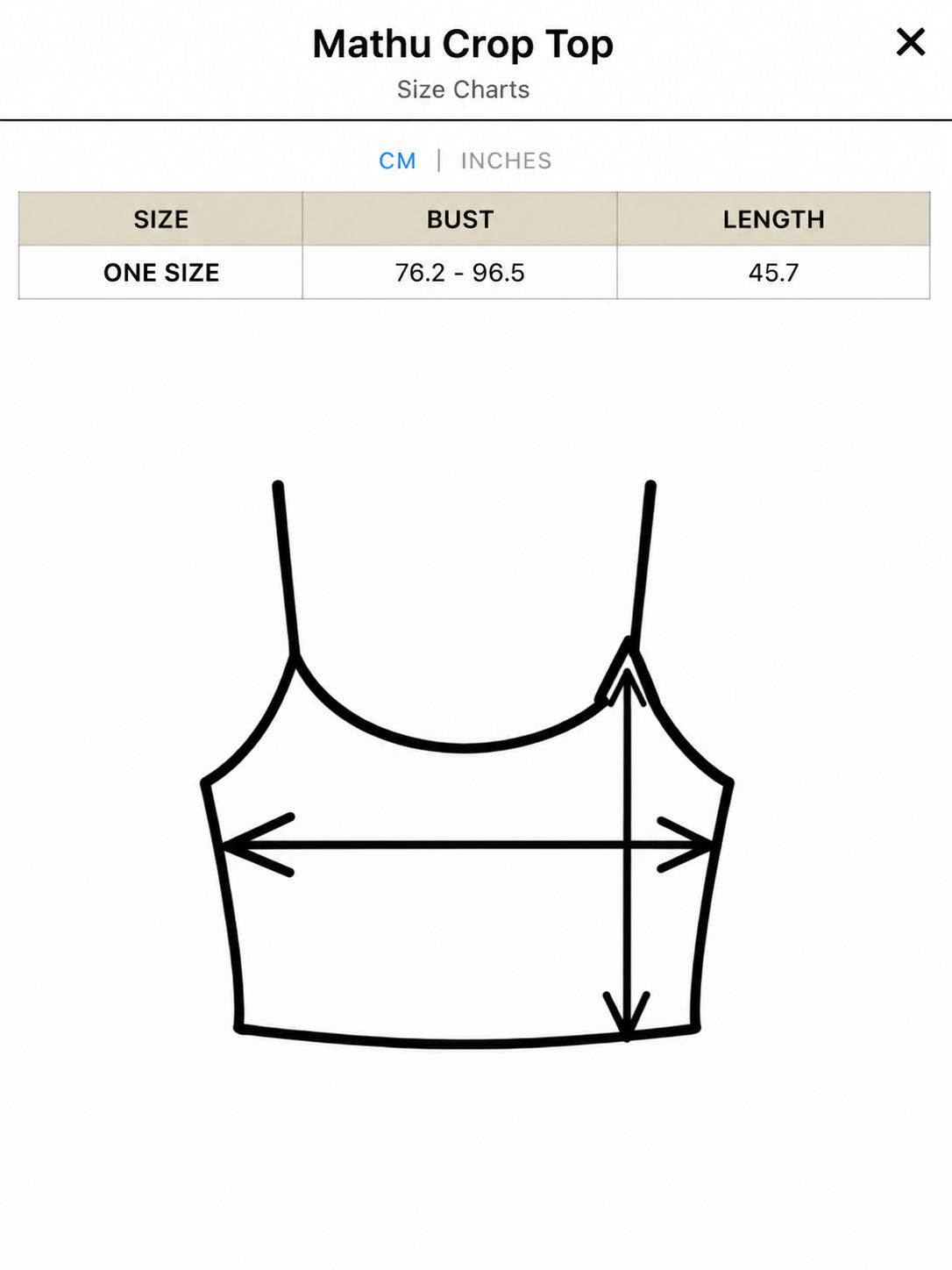 Mathu Crop Top